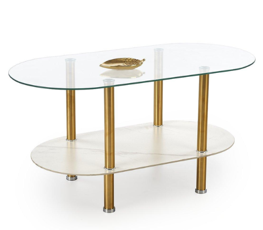 стъклена холна маса