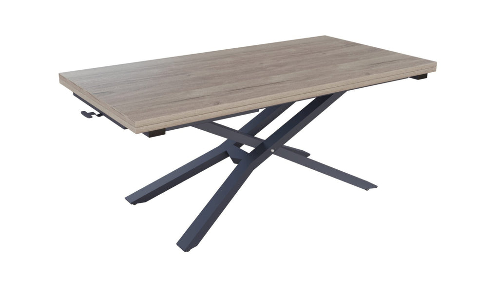 Разтегателна маса с повдигащ механизъм СОРЕНТО – дъб Малта Фразе 1